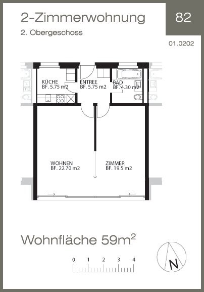 2 rooms apartment