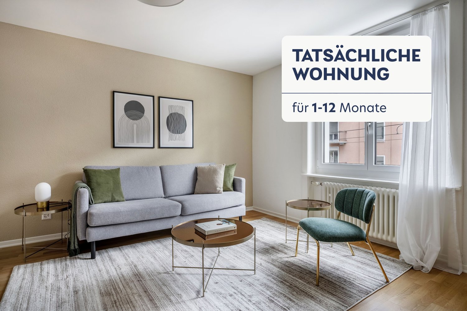 Appartement meublé de 2 ½ pièces