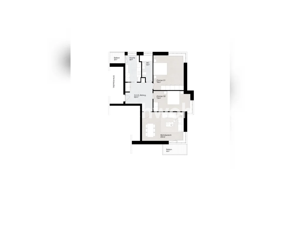 3 ½ rooms apartment, Foto 6 von 6