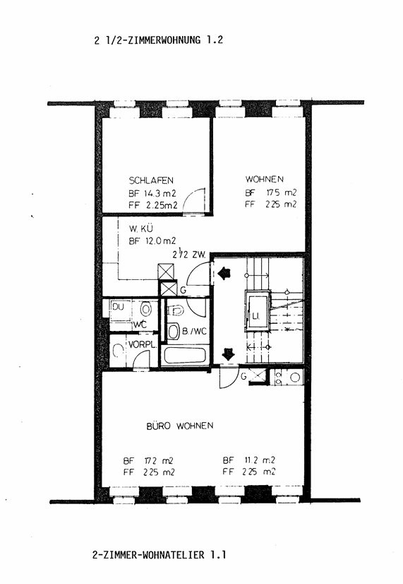 Appartement de 1 ½ pièces