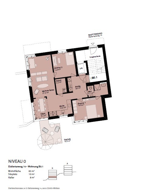 3 ½ rooms apartment