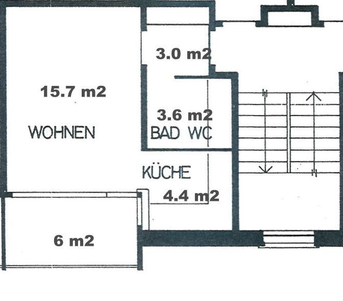 Appartement d'une pièce
