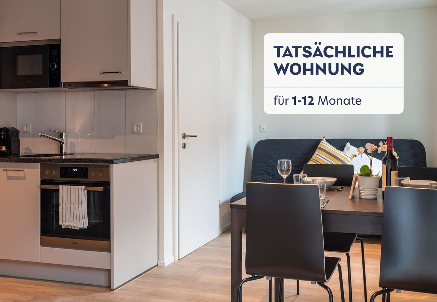 1 room furnished flat, Foto 1 von 10