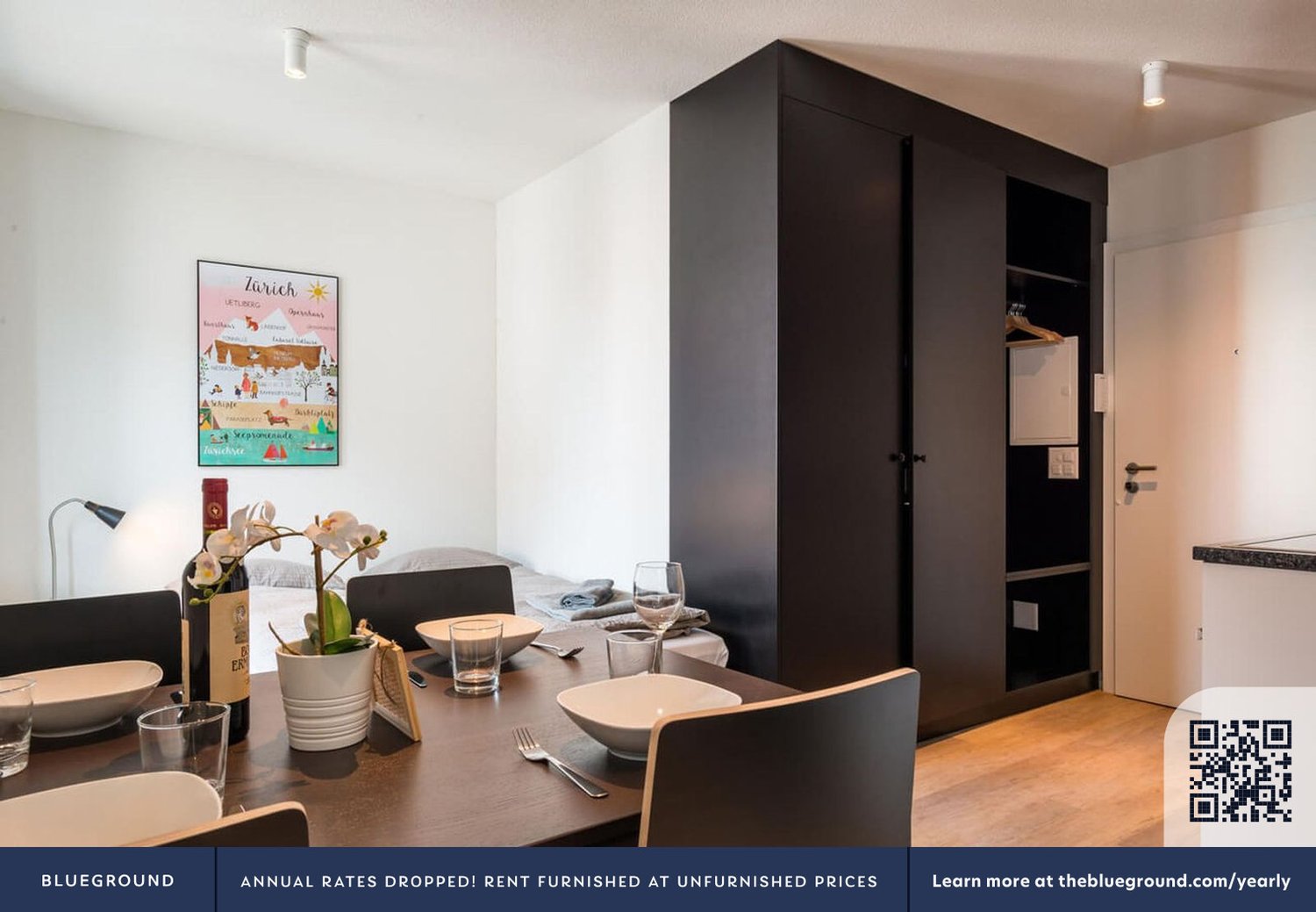 1 room furnished flat, Foto 2 von 10