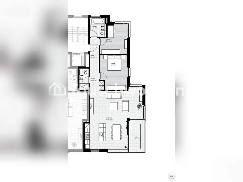 3 ½ rooms apartment