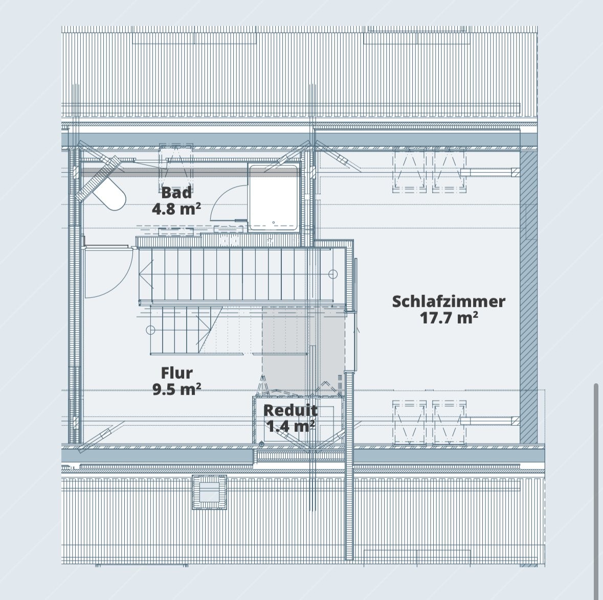 appartamento attico di 3 ½ locali