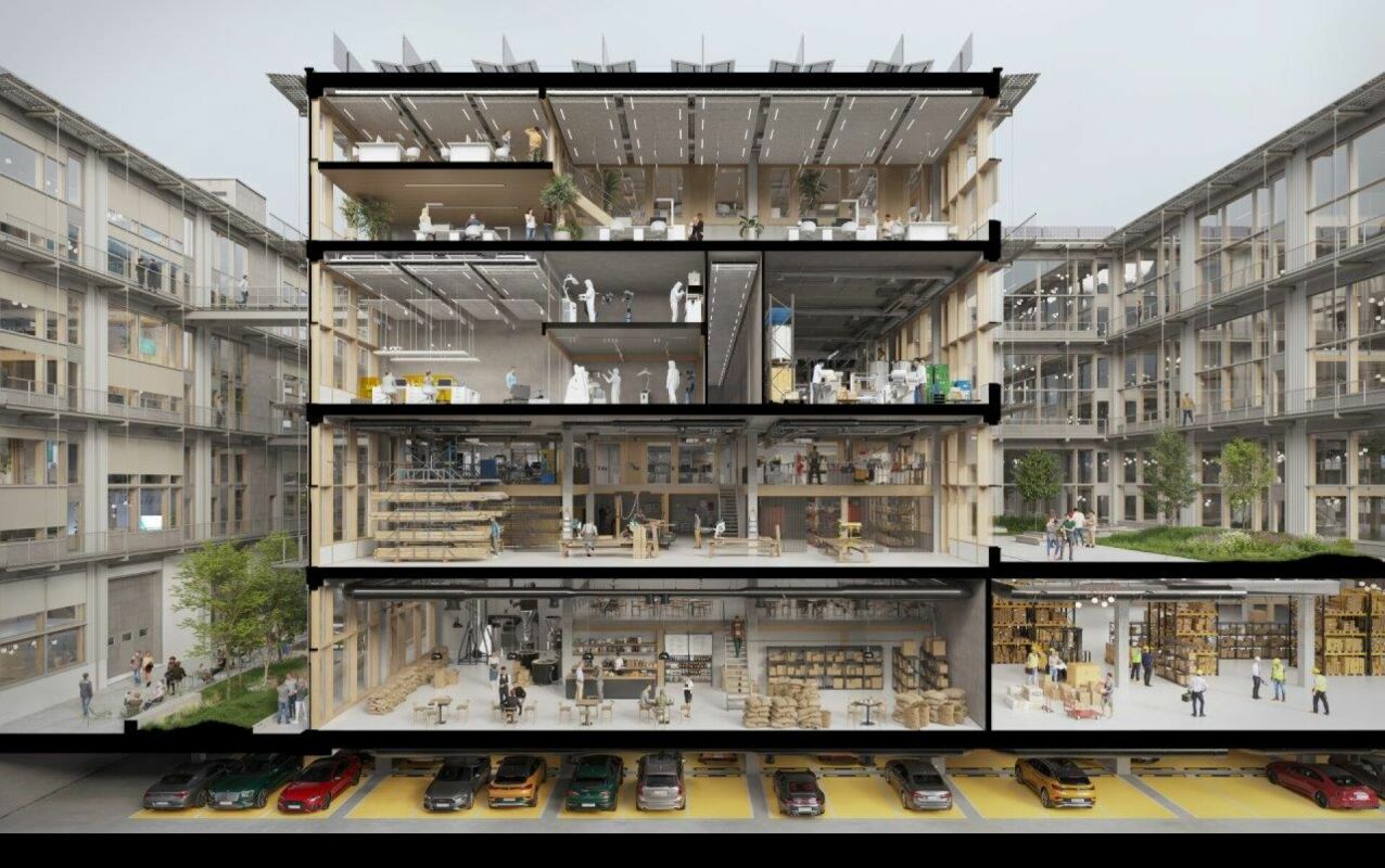 1500m² office