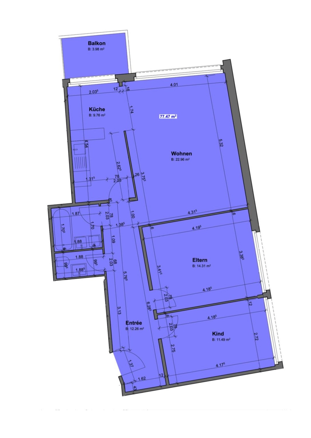 Zimmer in einer Wohngemeinschaft, Foto 2 von 6