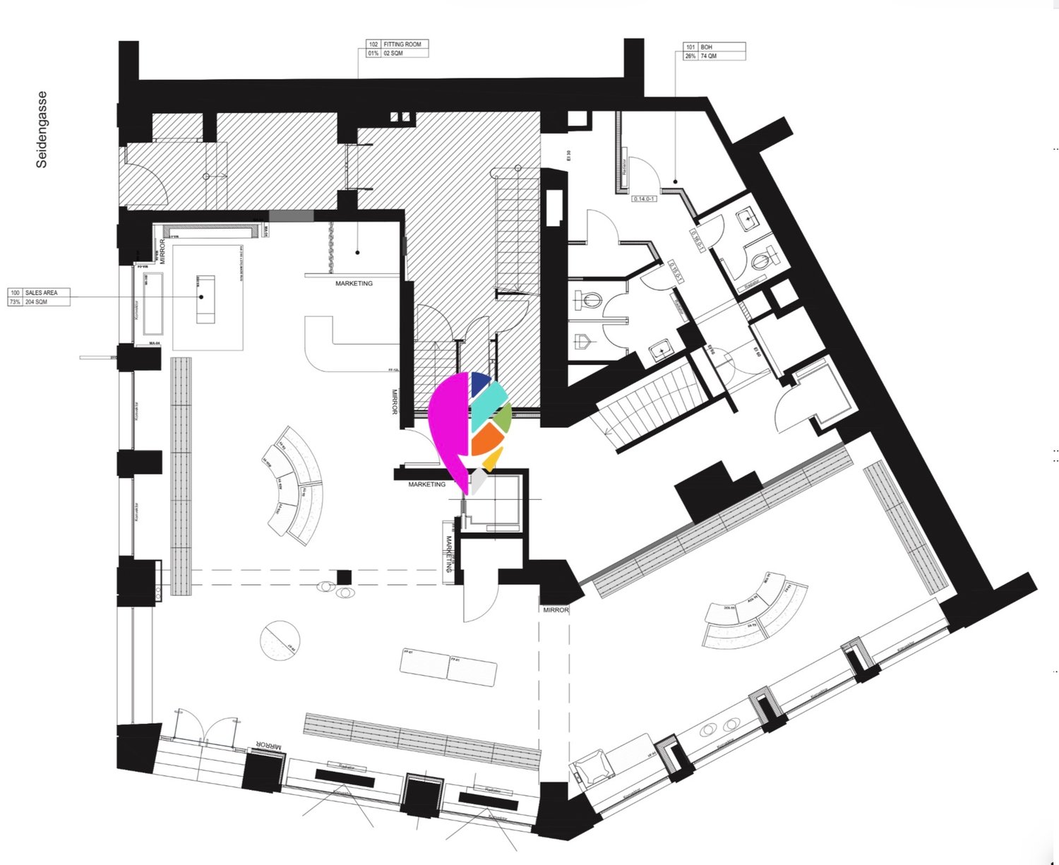 Commerce de 200m²