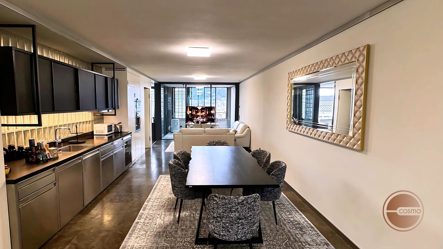 4 rooms furnished flat