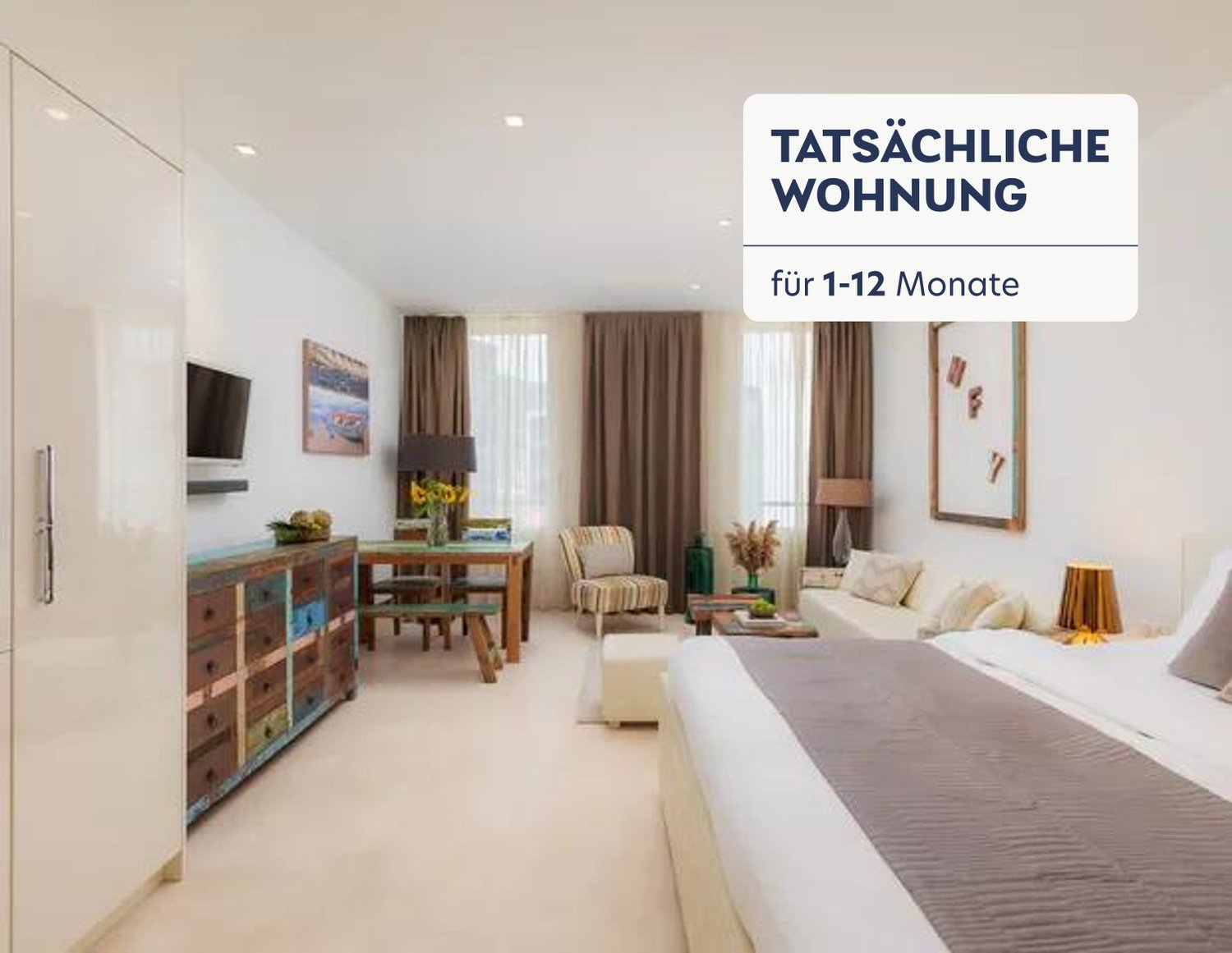 1 room furnished flat, Foto 1 von 10