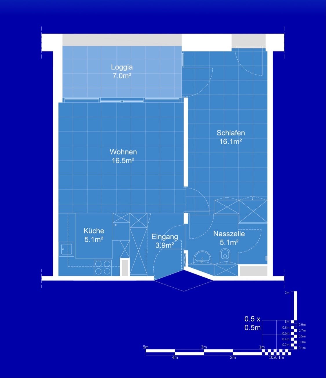 Appartement de 2 ½ pièces