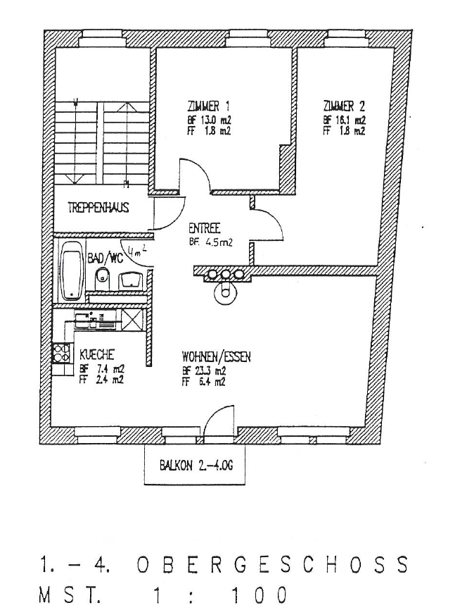 Appartement de 2 ½ pièces