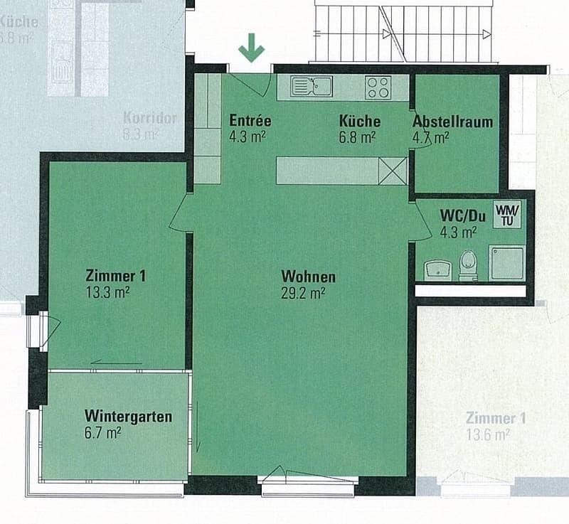 Appartement de 2 ½ pièces