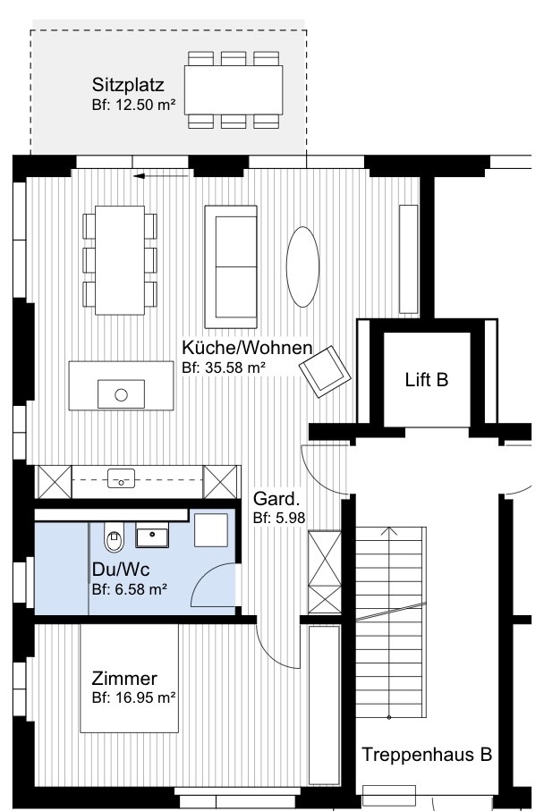 Appartement de 2 ½ pièces