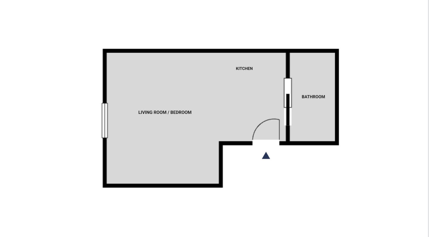 1 room furnished flat