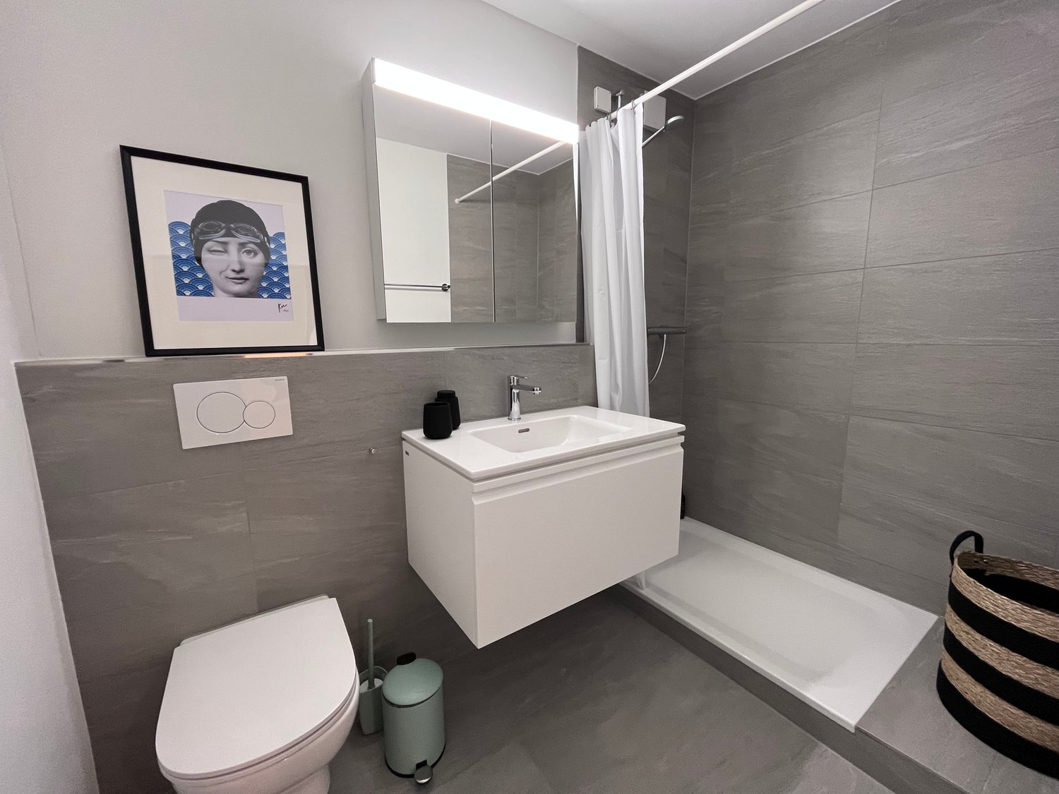2 ½ rooms furnished flat