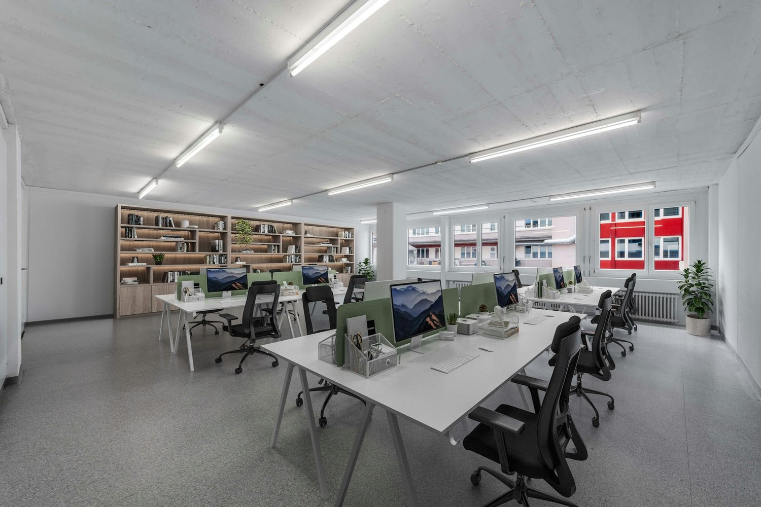 70m² office