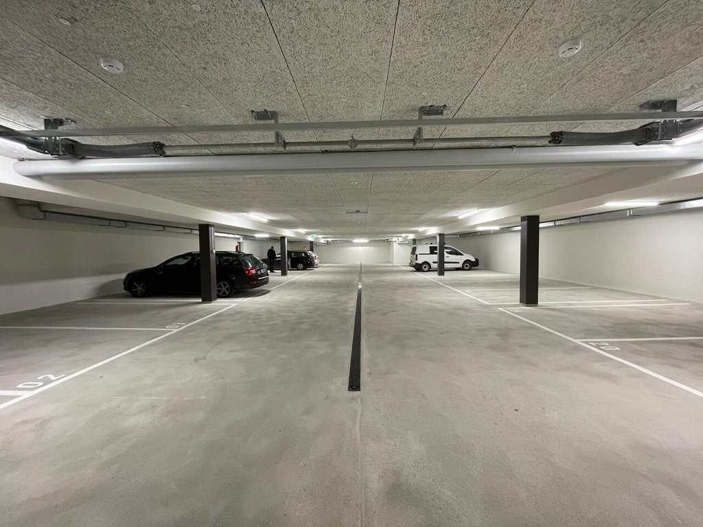 Covered bike parking
