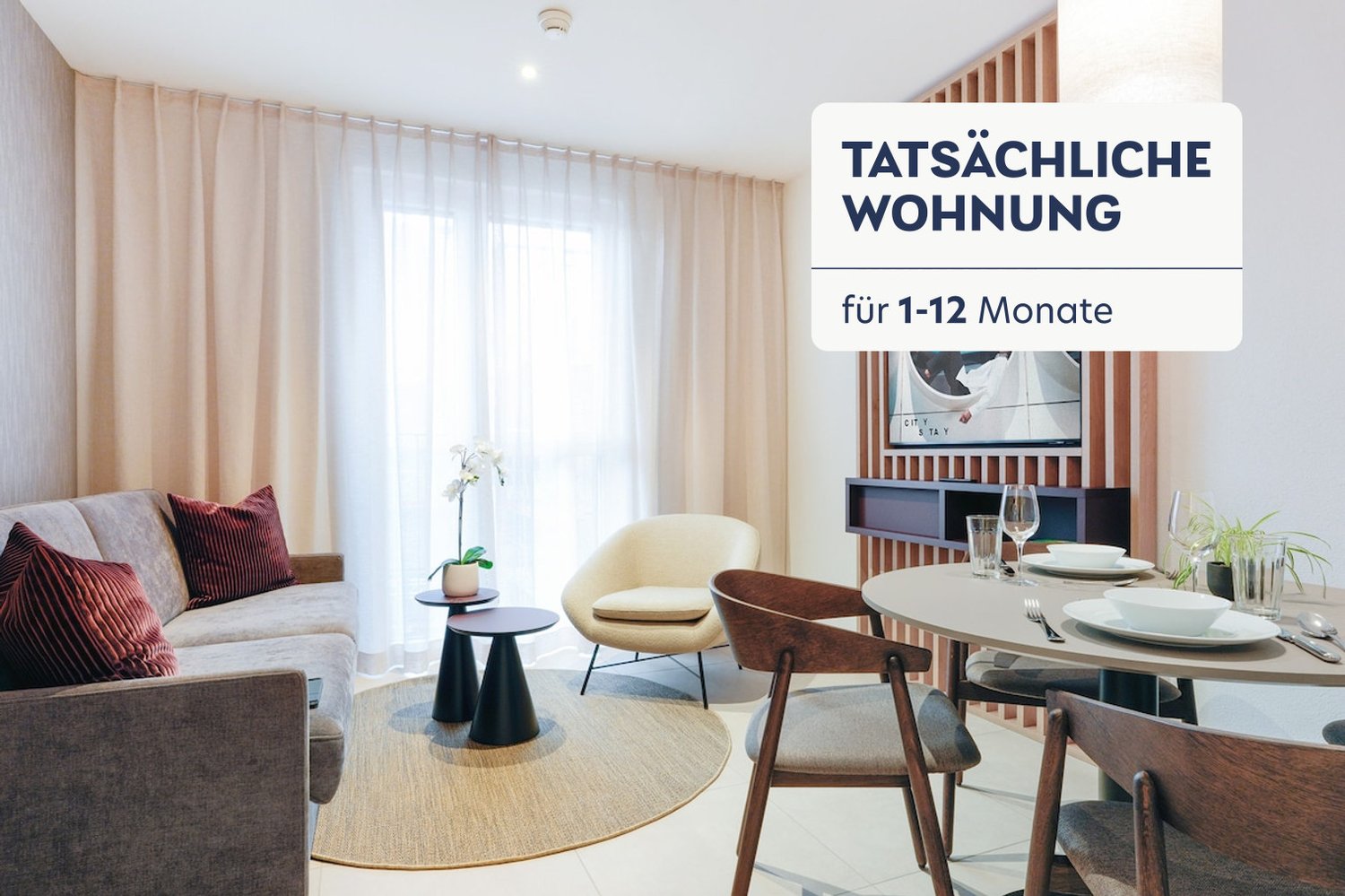 appartement meublé de 2 pièces