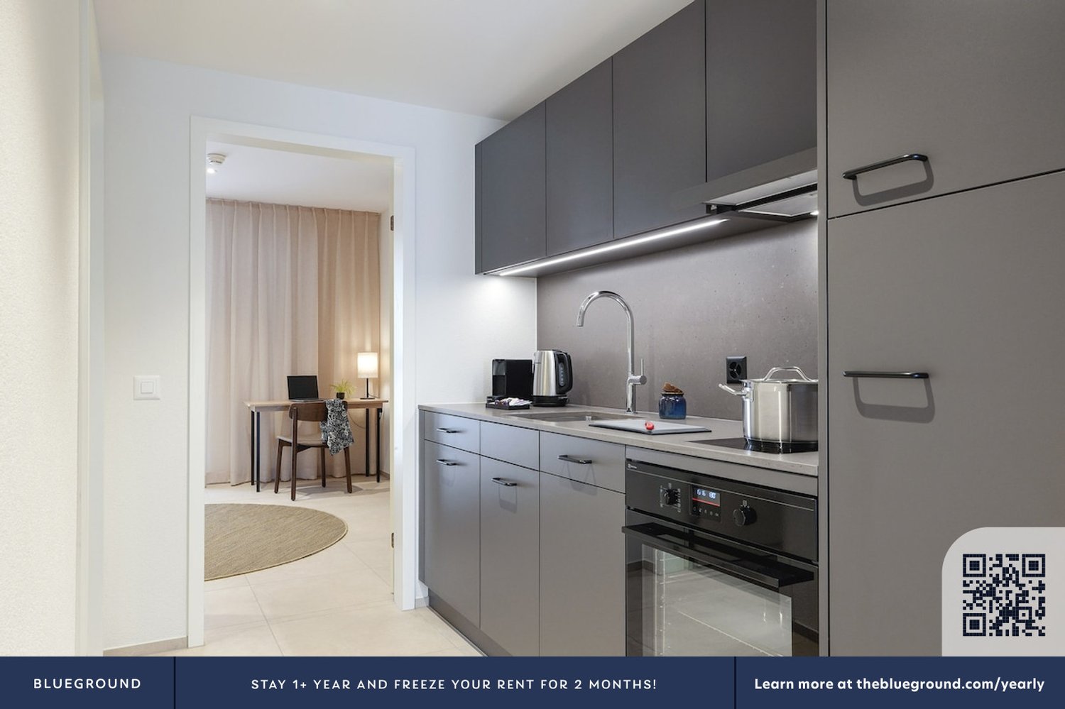 appartement meublé de 2 pièces