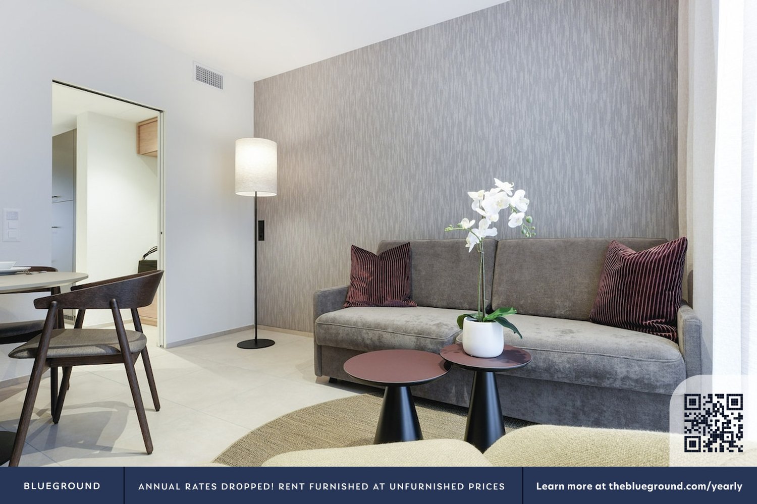 appartement meublé de 2 pièces