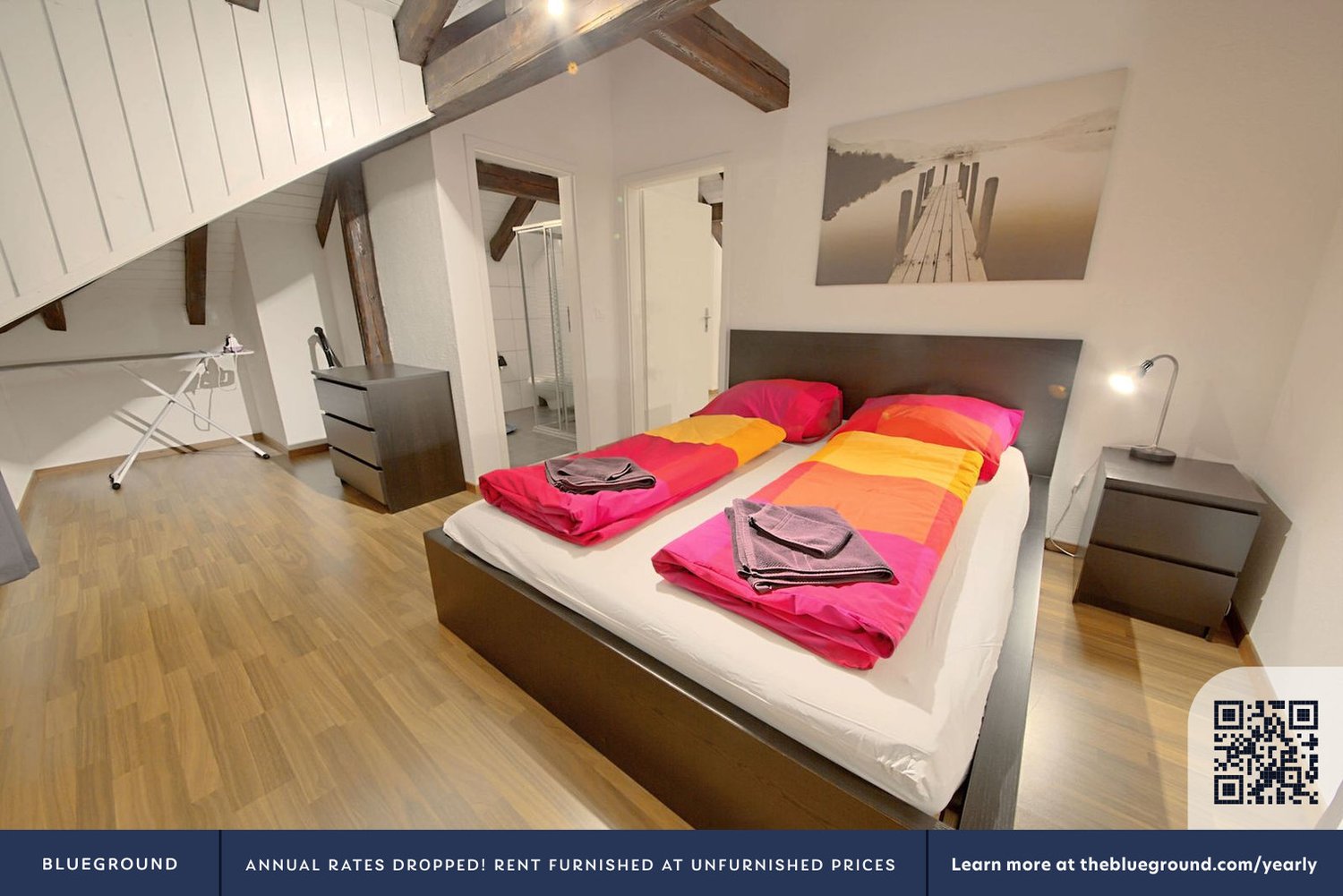 3 rooms furnished flat