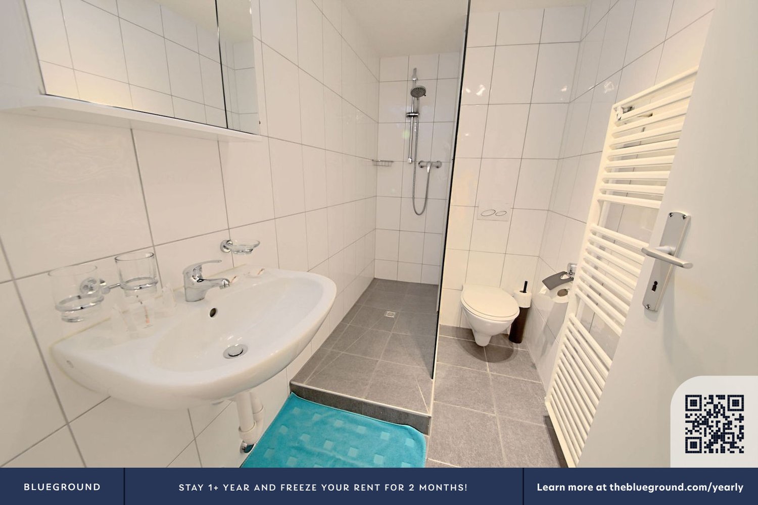 3 rooms furnished flat
