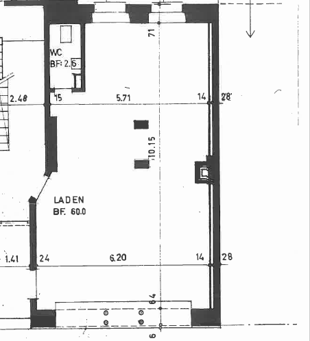 33m² commercial
