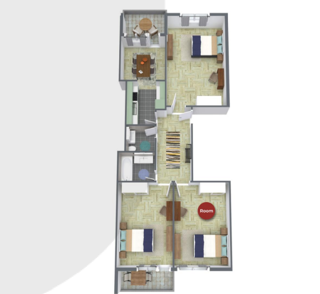 Room in a shared flat, Foto 1 von 3