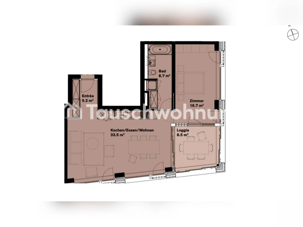2 ½ rooms apartment, Foto 1 von 2