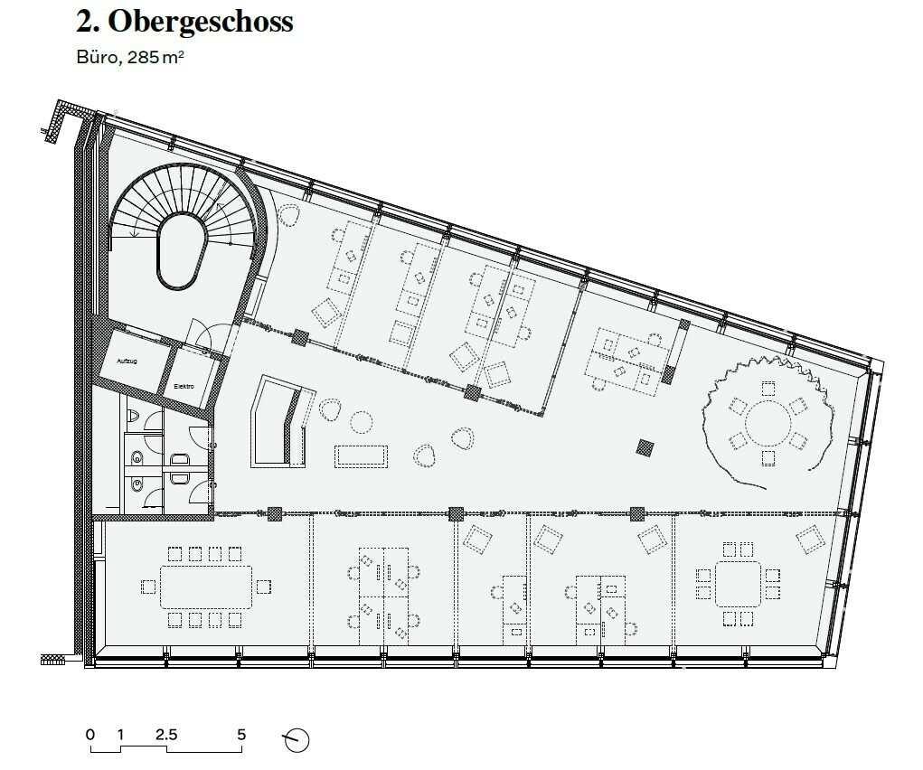 570m² de bureaux