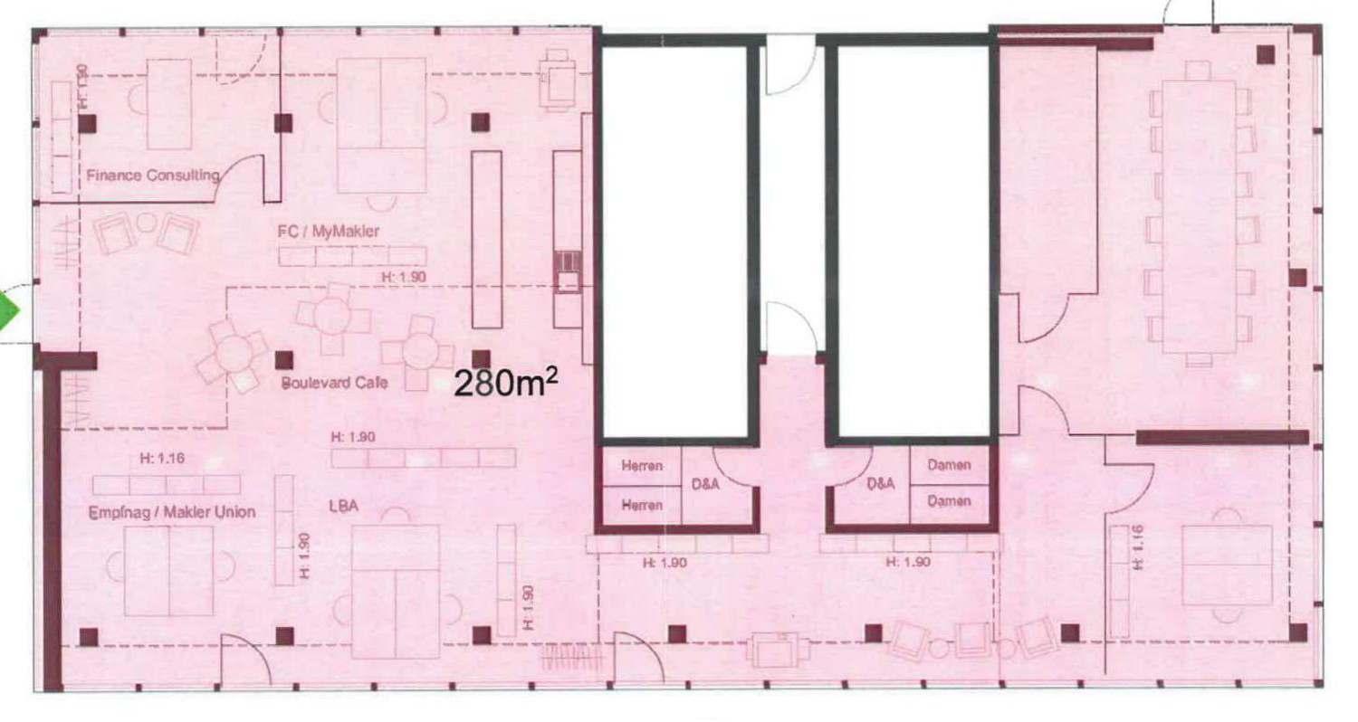 Bureau de 350m²
