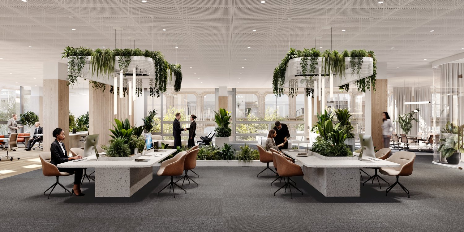 13000m² office