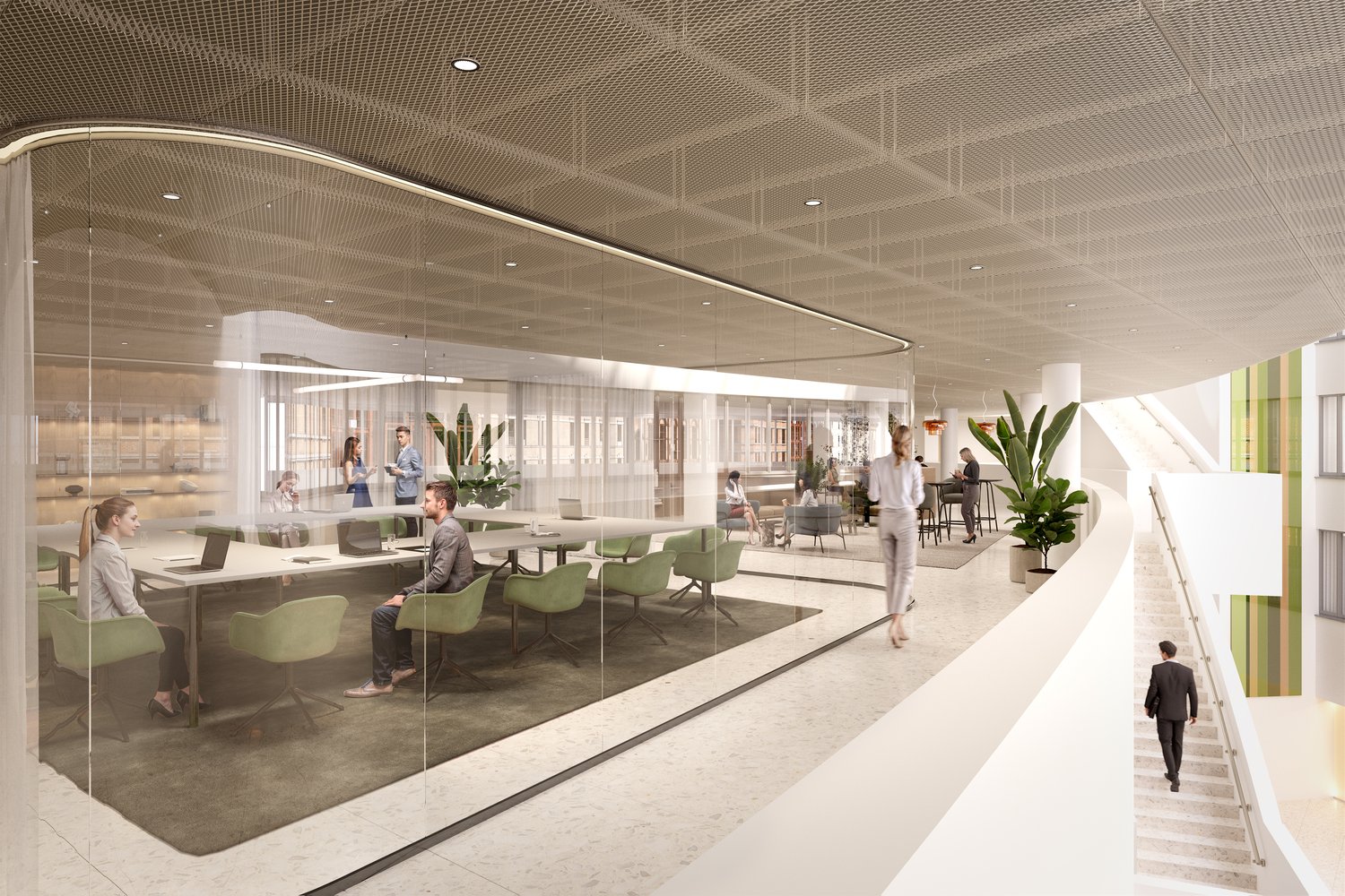 13000m² office