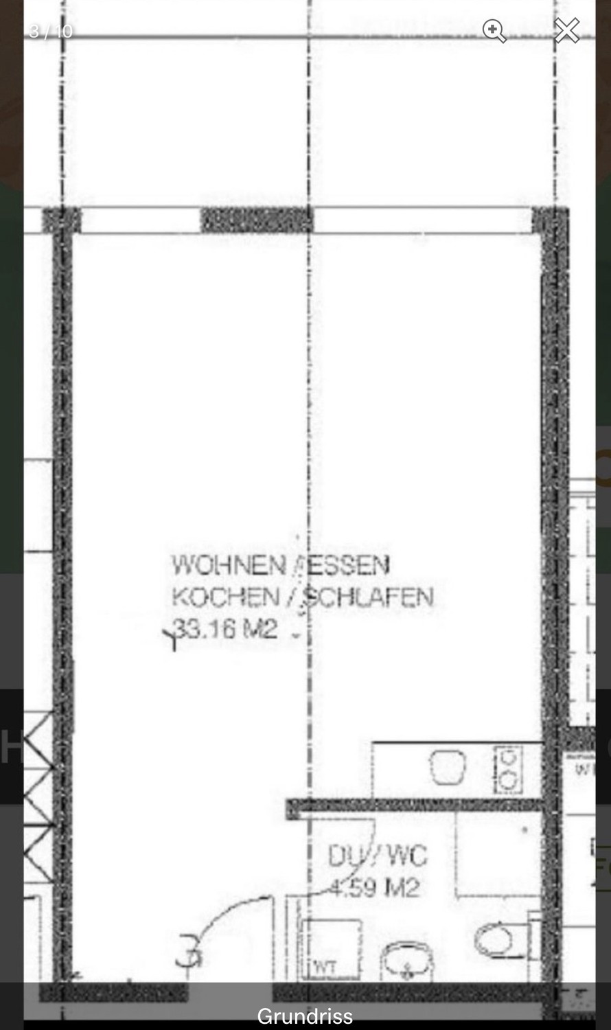 1 room apartment