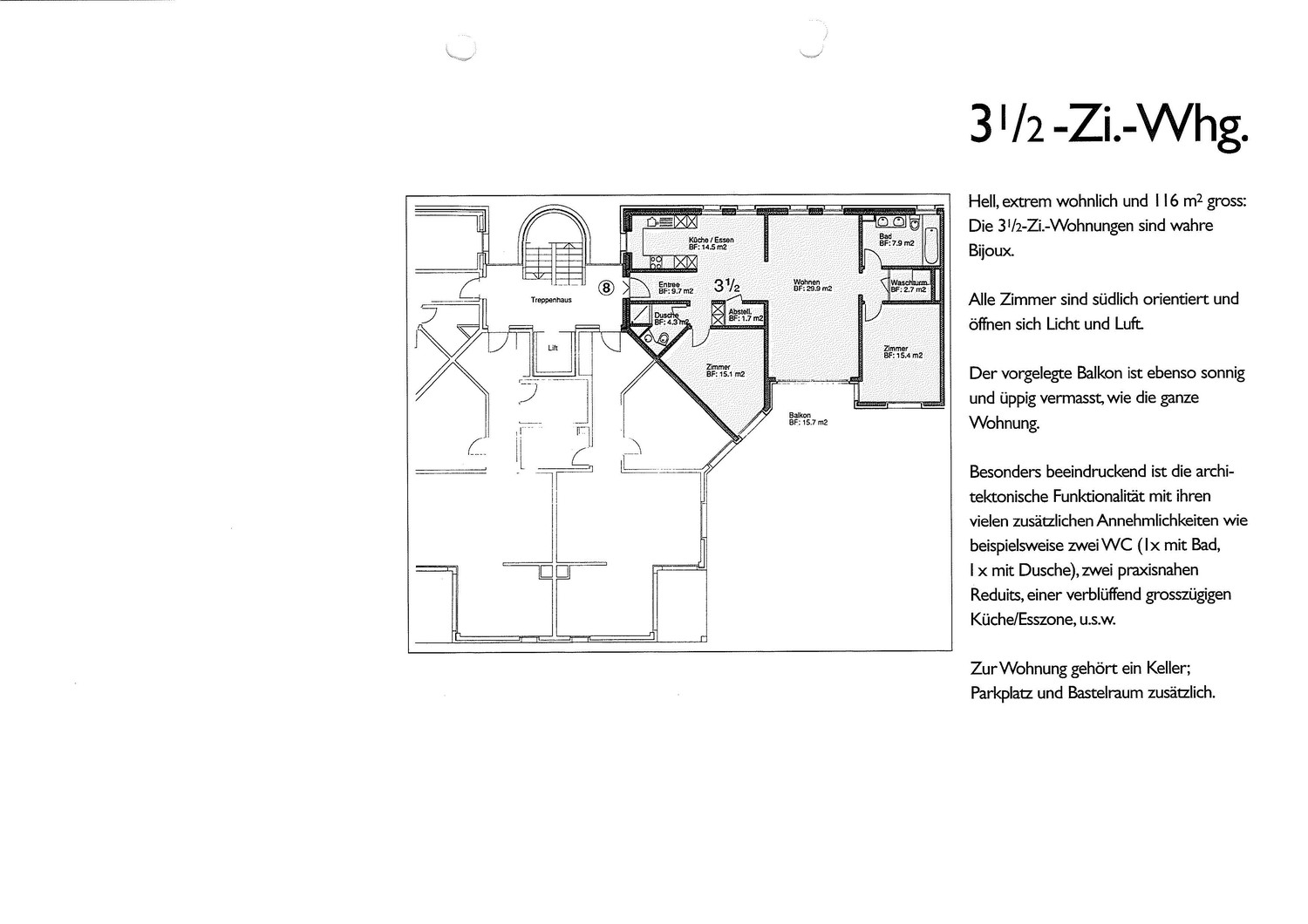 3 ½ rooms apartment, Foto 10 von 10