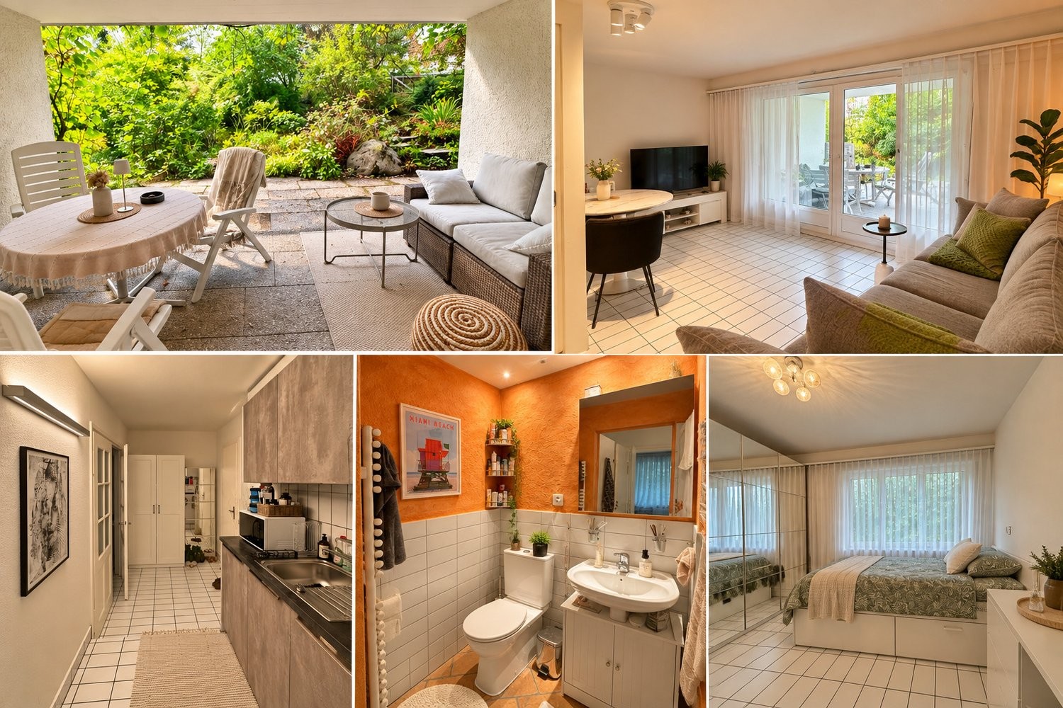 appartement meublé de 2 pièces