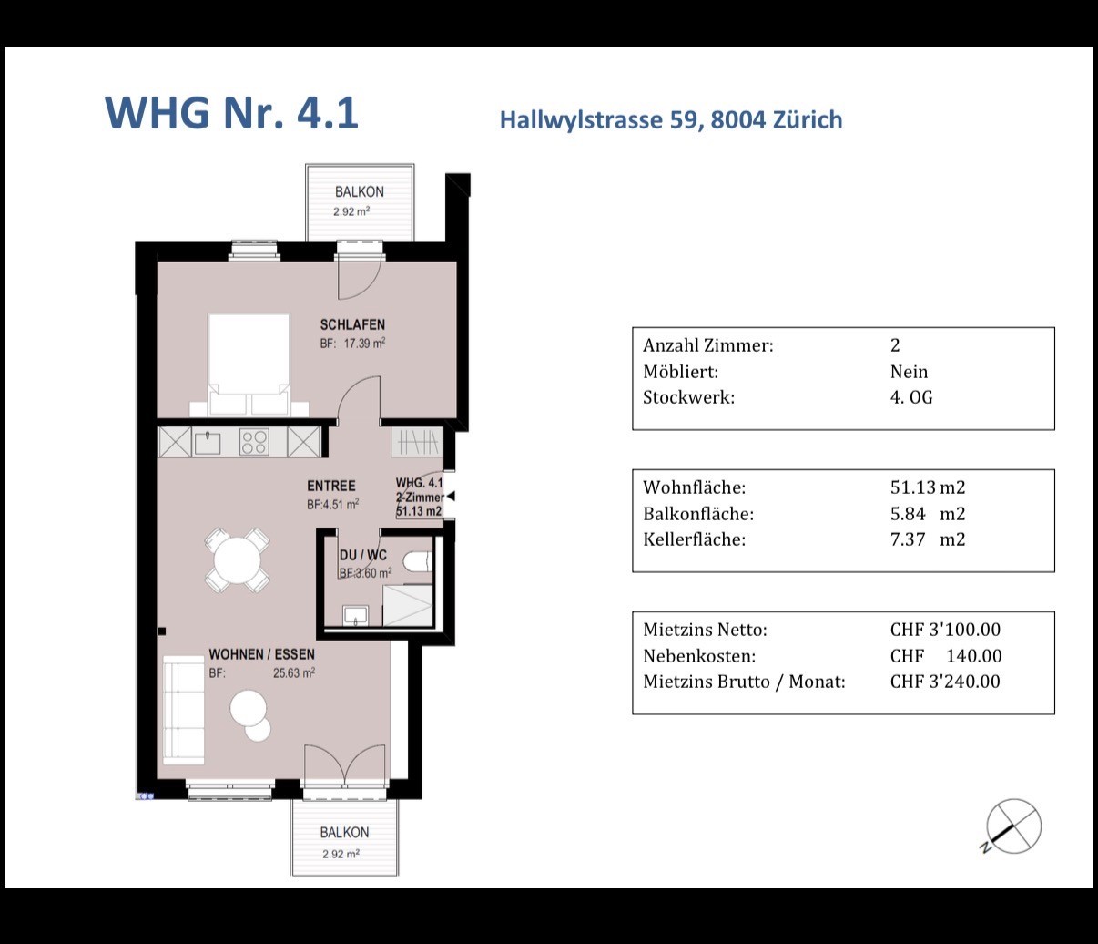 2-Zimmer-Apartment