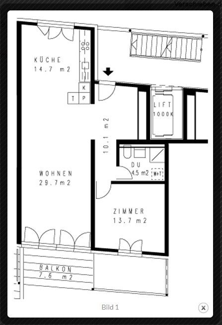 2 ½ rooms apartment, Foto 9 von 9