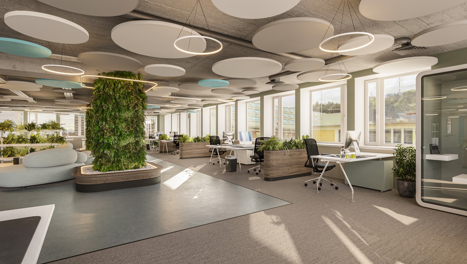 798m² bureau