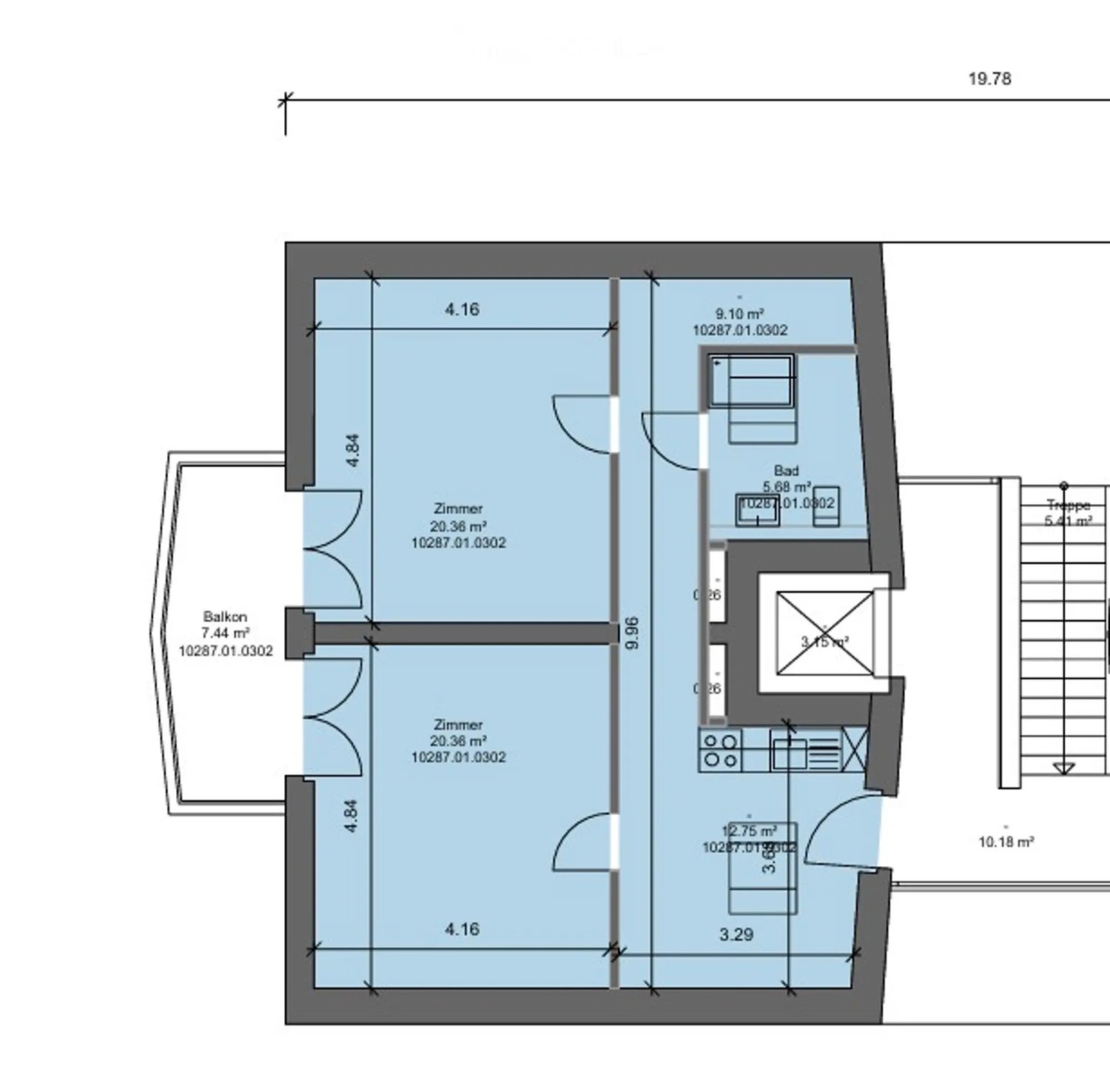 3 ½ rooms roof flat, Foto 5 von 6