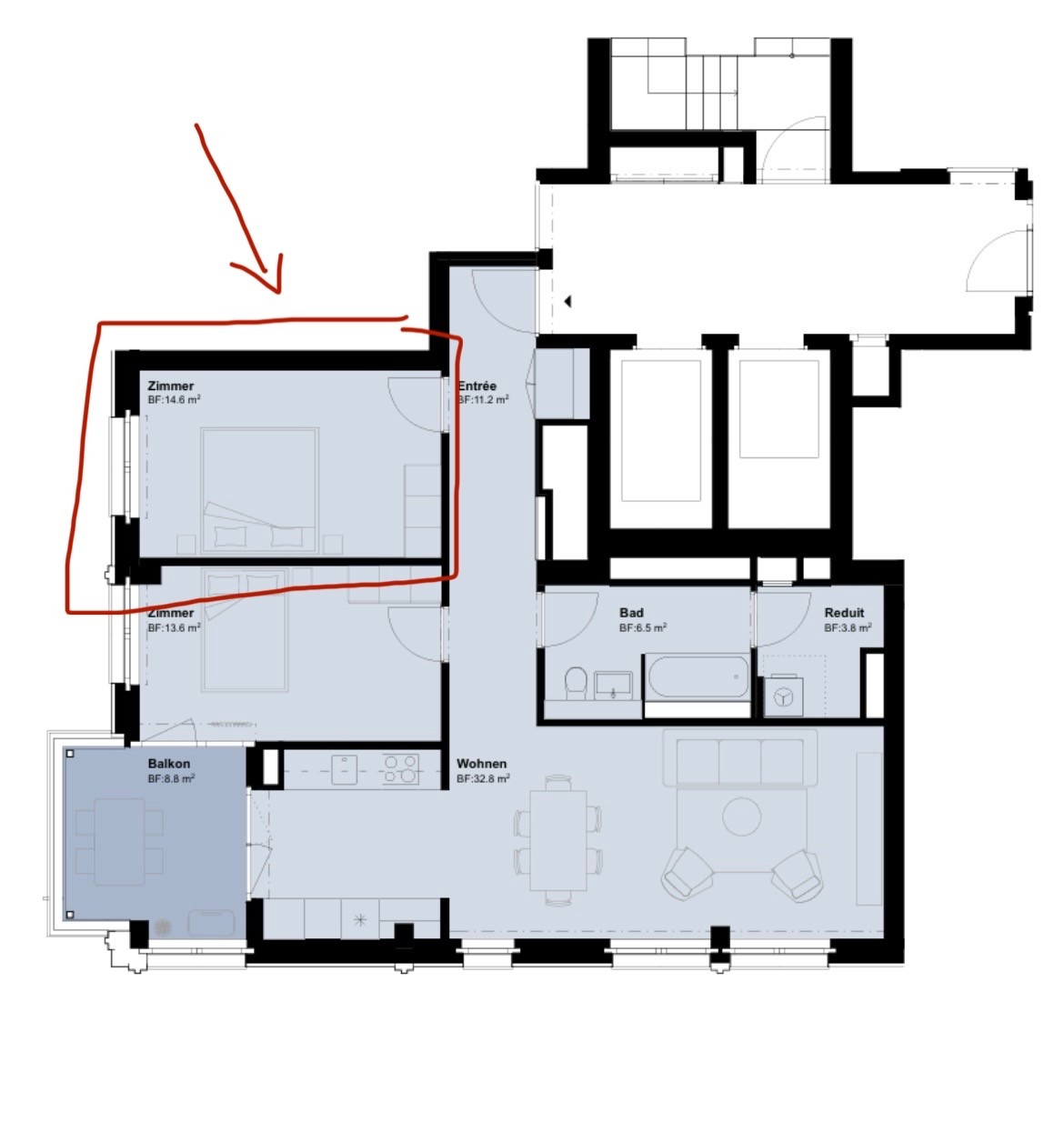 Zimmer in einer WG