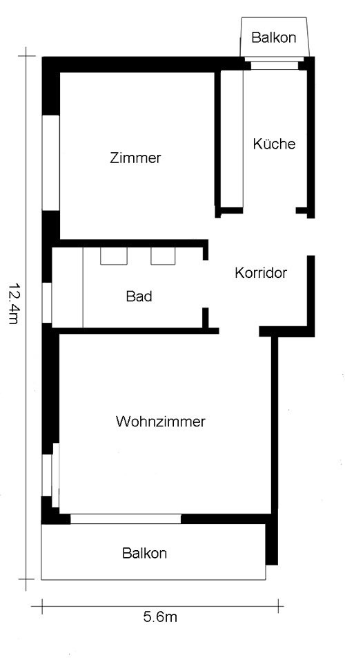 2 rooms apartment