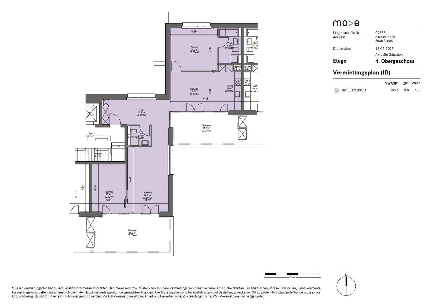 3 ½ Zimmer Wohnung
