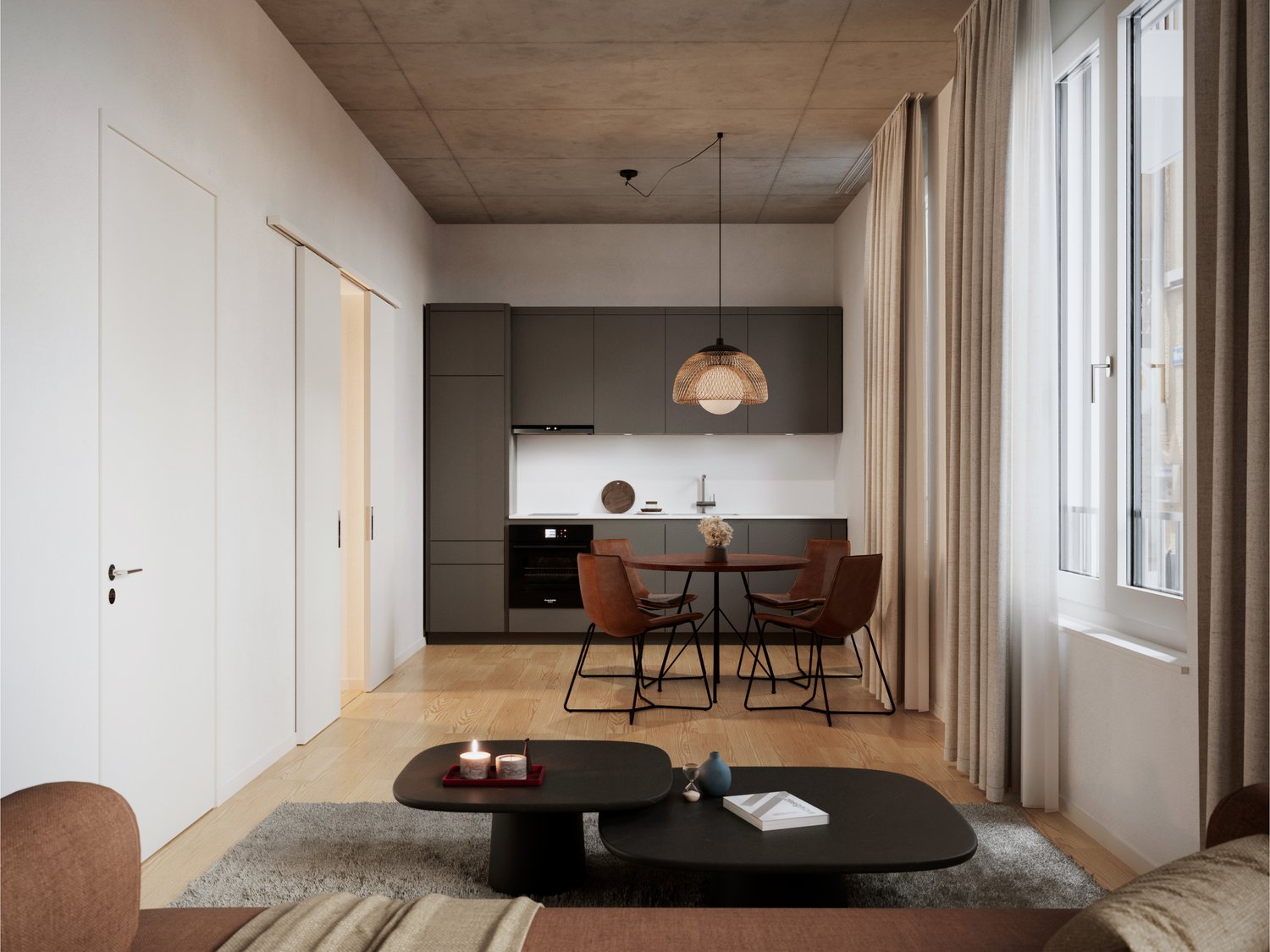 appartamento mansardato di 2 ½ locali