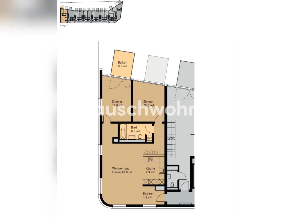 Appartamento di 2 ½ locali