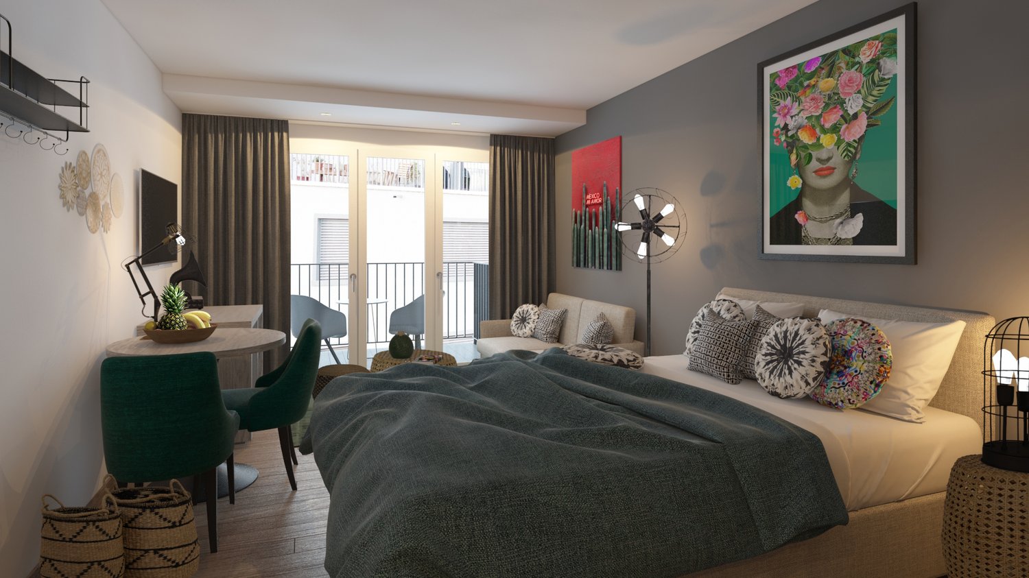 1 ½ rooms furnished flat