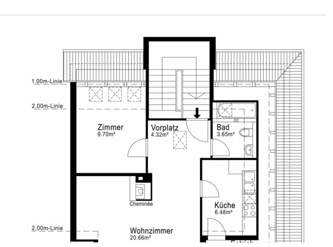 Appartamento di 2 ½ locali, foto 5 di 8
