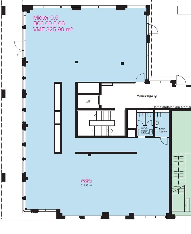 Commerce de 326m²